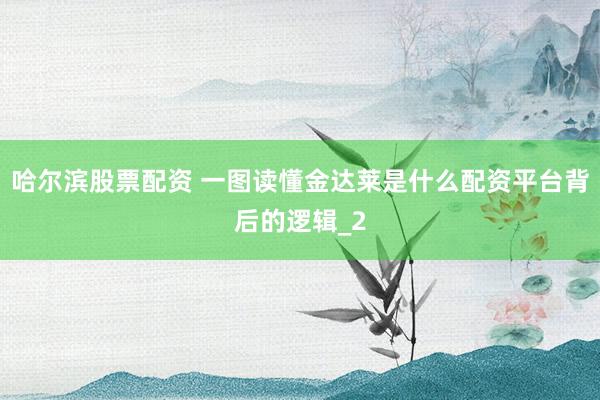 哈尔滨股票配资 一图读懂金达莱是什么配资平台背后的逻辑_2