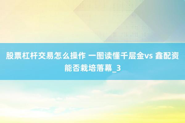 股票杠杆交易怎么操作 一图读懂千层金vs 鑫配资能否栽培落幕_3