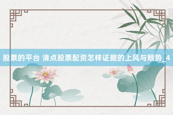 股票的平台 清点股票配资怎样证据的上风与颓势_4