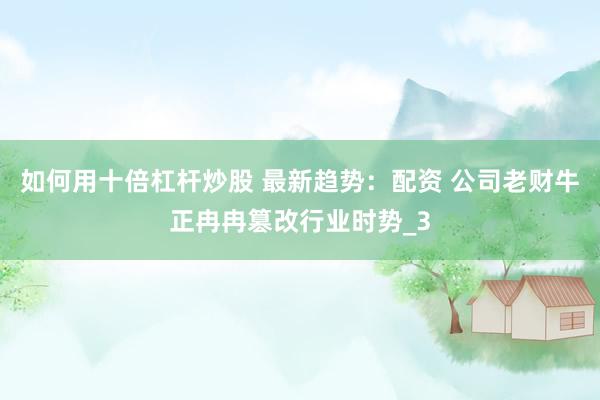 如何用十倍杠杆炒股 最新趋势：配资 公司老财牛正冉冉篡改行业时势_3