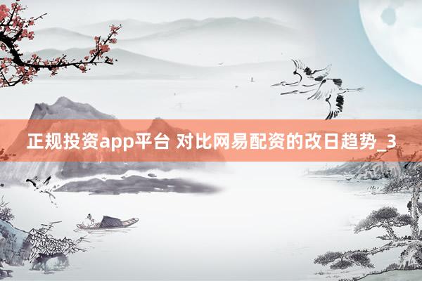 正规投资app平台 对比网易配资的改日趋势_3