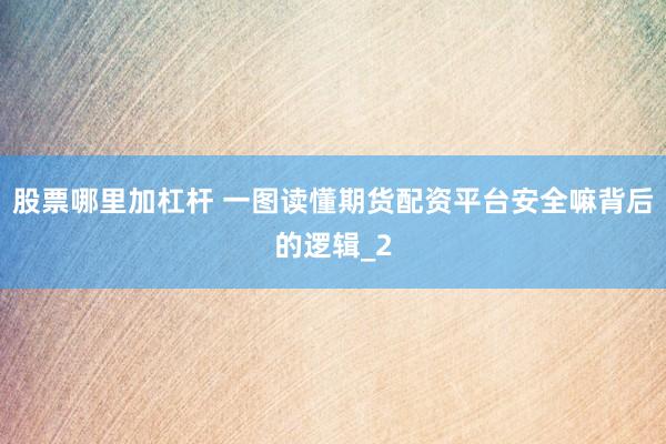 股票哪里加杠杆 一图读懂期货配资平台安全嘛背后的逻辑_2
